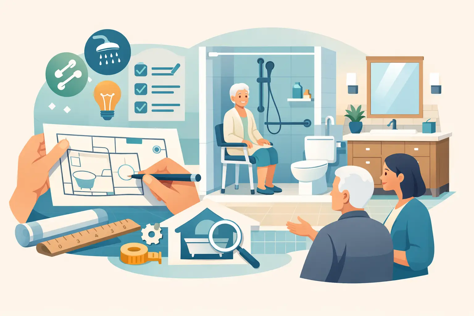 How to Plan a Bathroom Remodel for Aging in Place
